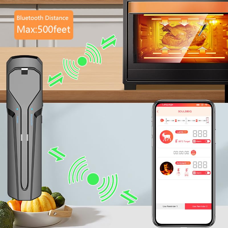 🔥Smart Meat Pro Thermometer💥 Instant-Read Magic⚡ 10-in-1 App Control✨ BBQ/Air Fryer/Oven Master | TikTok's #1 Kitchen Hack 🔥Smart Meat Pro Thermometer💥 Instant-Read Magic⚡ 10-in-1 App Control✨ BBQ/Air Fryer/Oven Master | TikTok's #1 Kitchen Hack